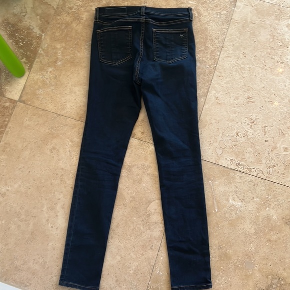 Rag & Bone 10 Inch High Rise Skinny Jeans Size 26 - Picture 7 of 8